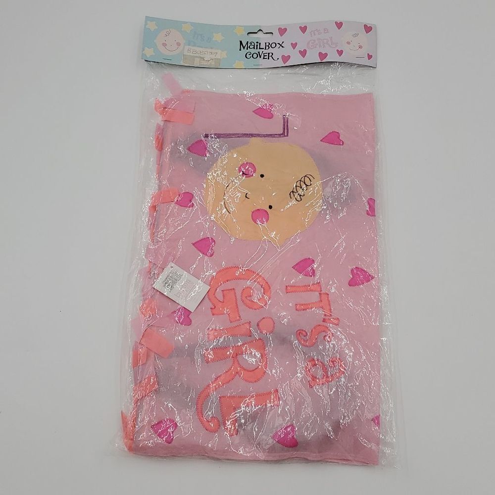 Burton Mailbox Cover It's A Girl 18"X21" Pink